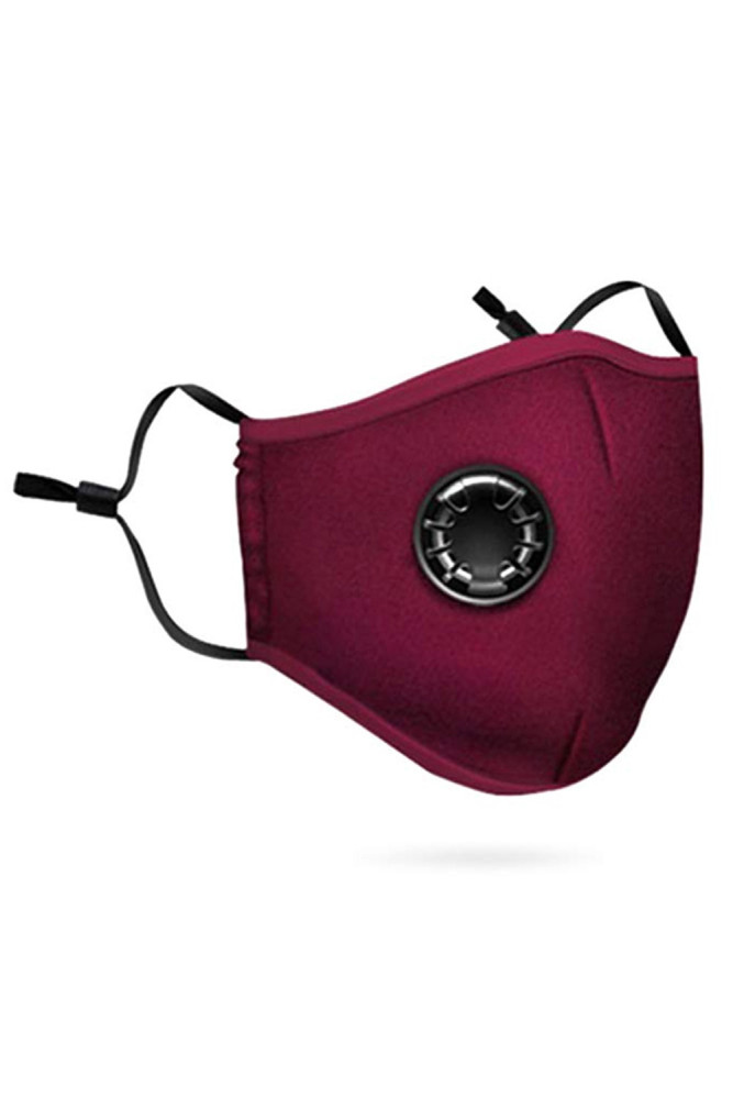 Wine Anti-Pollution Activated Carbon Face Mask with Breathing Valve