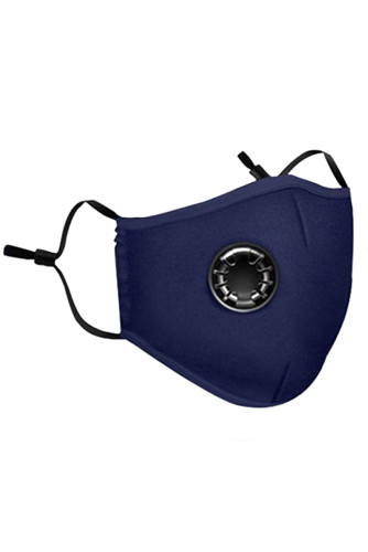 Navy Anti-Pollution Activated Carbon Face Mask with Breathing Valve