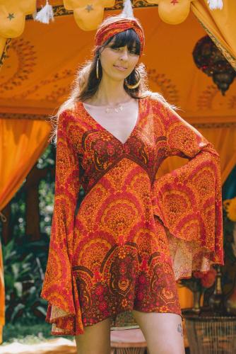 Orange Venus Dress in Sun