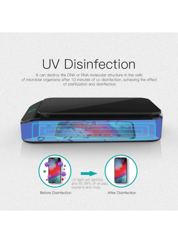 Wireless Charging Multifunction UV Light Sterilizer Box