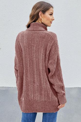 Pink Soft Chenille Sweater