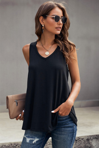Black Vagabond Vintage Wash Tank Top