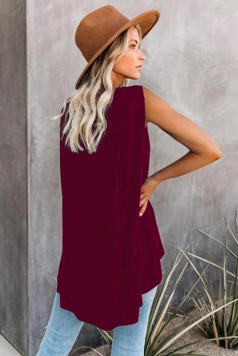 Red When In Doubt Relaxed Tank Top