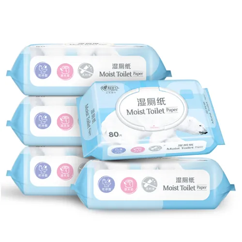 Moist Toilet Paper 5 Packets in One 400 Pieces Wet Toilet Paper