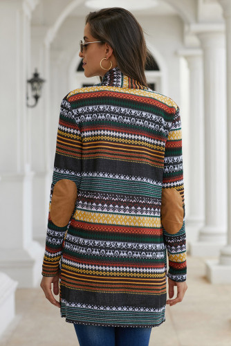 Multicolor Unforgettable Printed Cardigan Coat