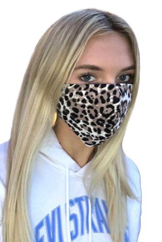 Classic Leopard Print Tie Dye Adult Non-Medical Cloth Mask