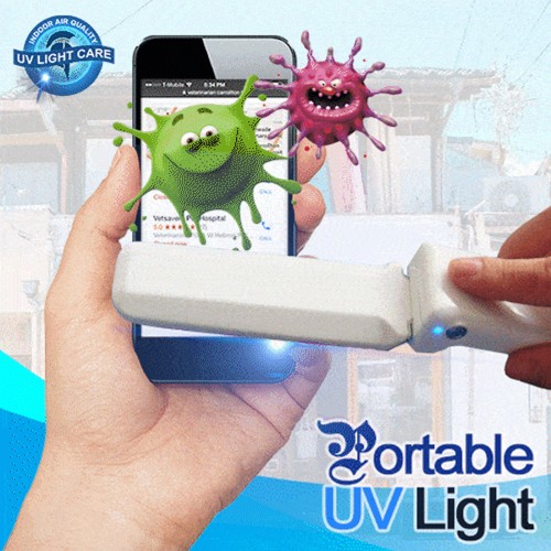 Foldable Portable UV Light Sanitizer Wand