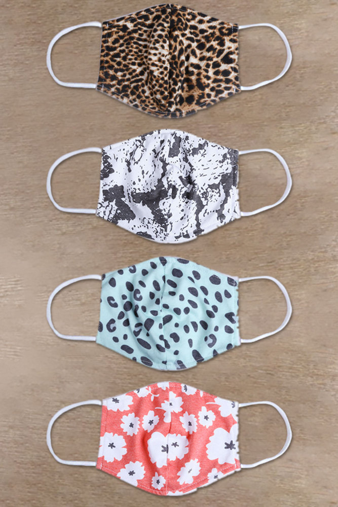 Tie Dye Print Anti-pollution Dustproof Windproof Face Mask