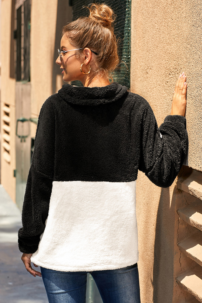 Black Two Side Story Sweatshirt