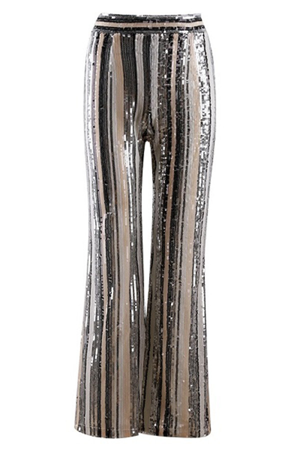 Sequined Evening Party Club Pants