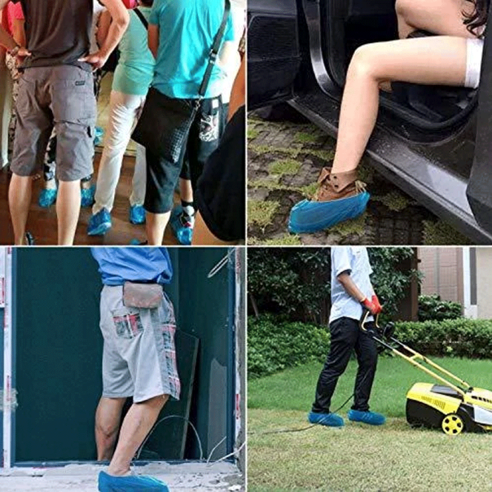 Disposable Waterproof Shoe Covers (Pack Of 100)