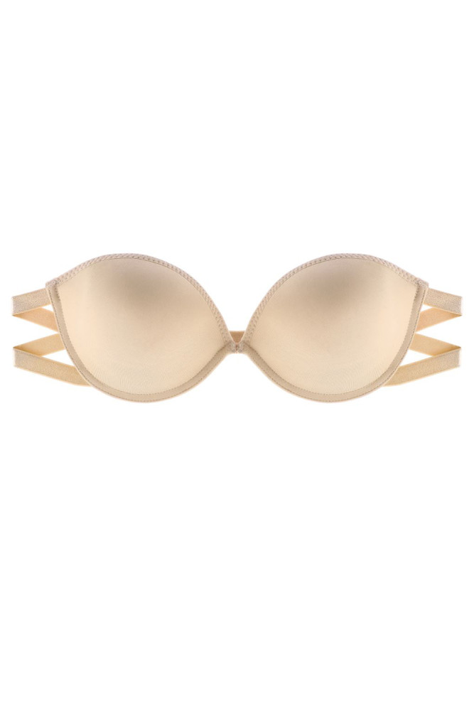 White Strapless Bra Lingerie