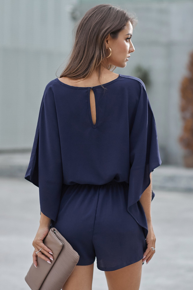 Blue Born To Fly Kimono Romper