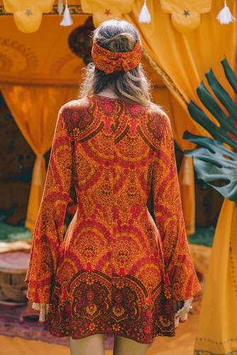 Orange Venus Dress in Sun
