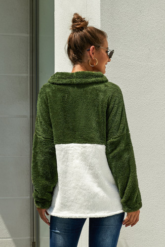 Green Two Side Story Sweatshirt