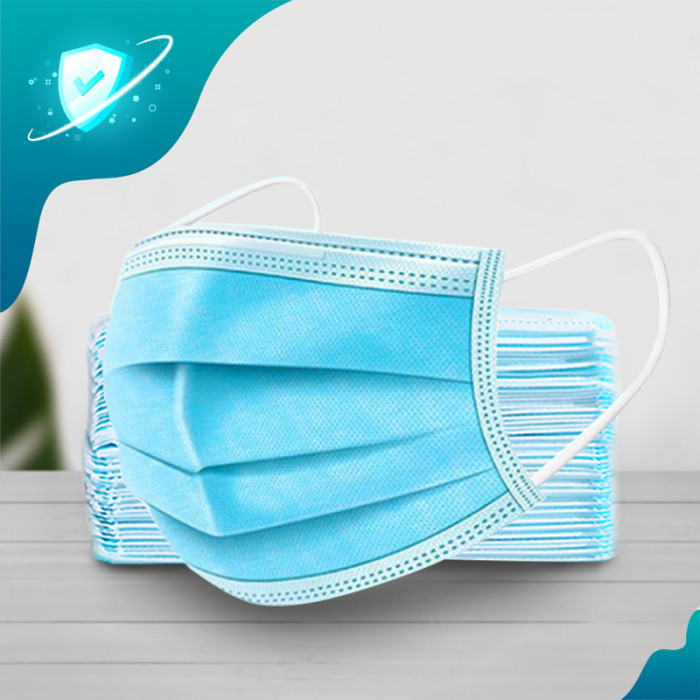 100PCS 3-Layer Face Mask Professional Dust Proof Anti Flu Masks