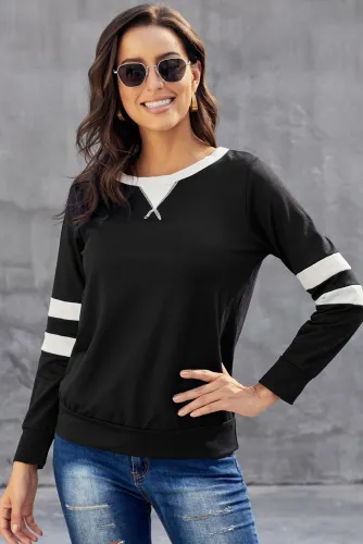 Black Addicted To You Long Sleeve Sweatshirt
