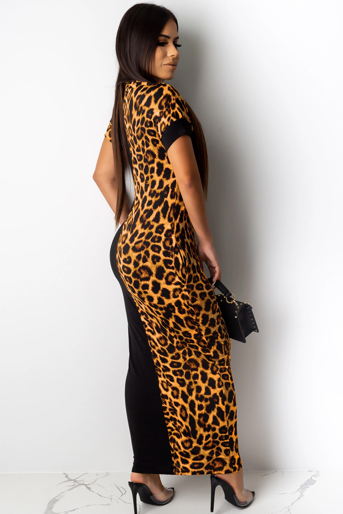 My Other Half Cheetah Print Maxi Dress