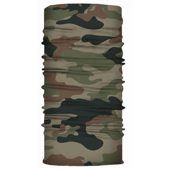 Face Shield and Neck Warmer with Dust and Sun UV Protection (Camouflage)