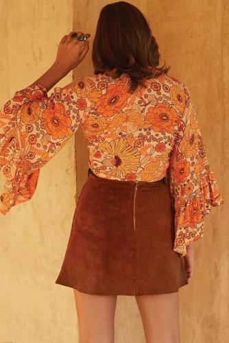 Yellow Geisha Top