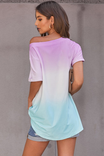 Purple Fade Perfect Ombre Tee