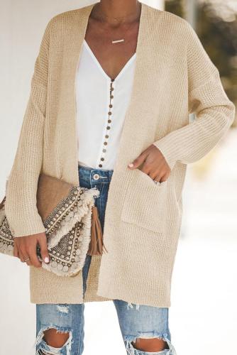 Apricot Maribelle Pocketed Cardigan