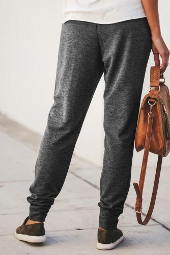 Dark Gray Change Of Heart Pocketed Joggers