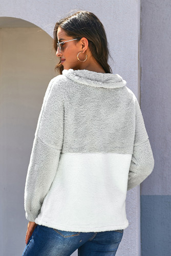 Gray Two Side Story Sweatshirt