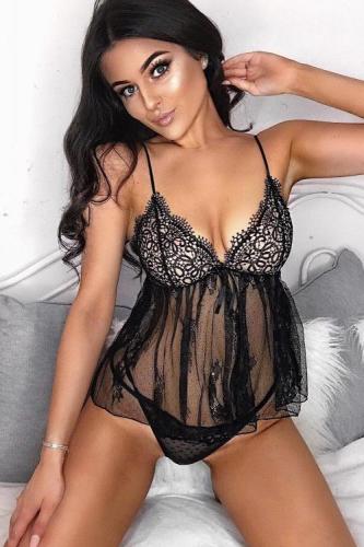 Erotic Babydoll Lingerie with Thong