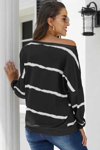 Black Tie Dye Sweatshirt