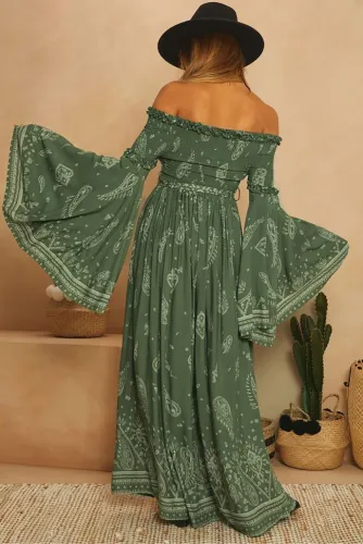 All Around The World Maxi Dress