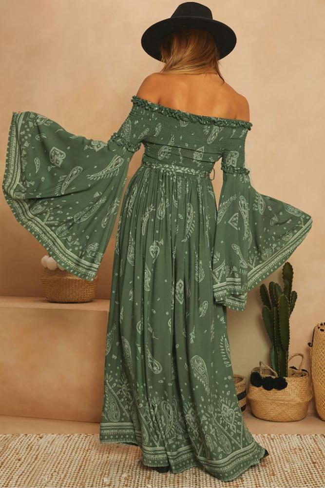 All Around The World Maxi Dress