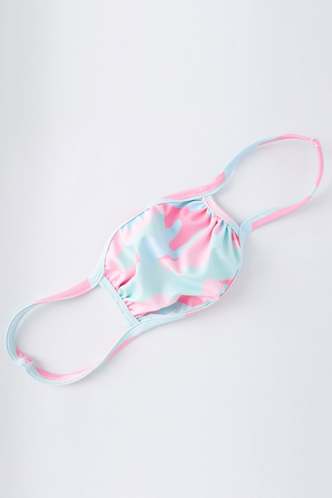 Pastel Camo Diva Face Mask