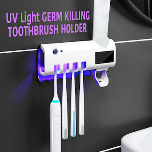 Smart UV Light GERM KILLING Toothbrush Sterilizer