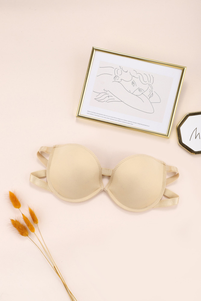 White Strapless Bra Lingerie