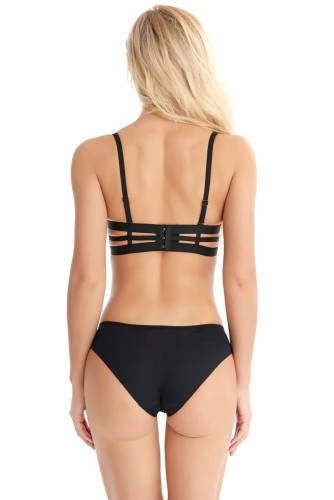 Black Push-Up Hollow-out Bra Lingerie