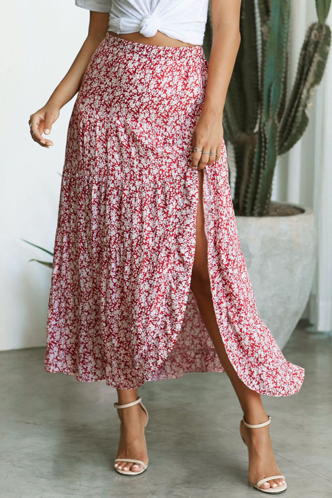 Red Traveller Skirt
