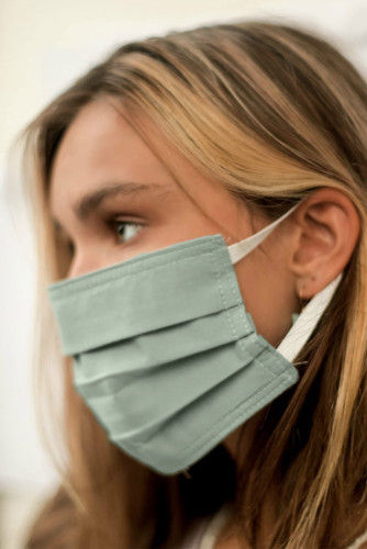 Solid Gray Protection Face Mask