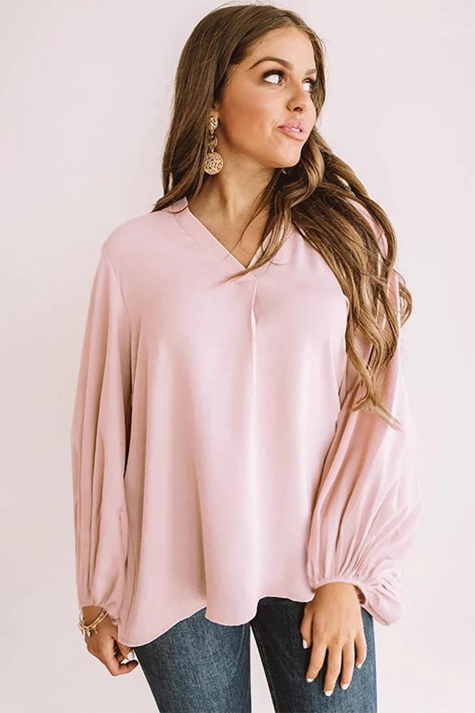 Pink Set For Success Shift Top