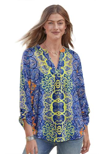 Blue Moroccan Breeze Tunic