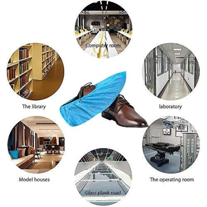 Disposable Waterproof Shoe Covers (Pack Of 100)