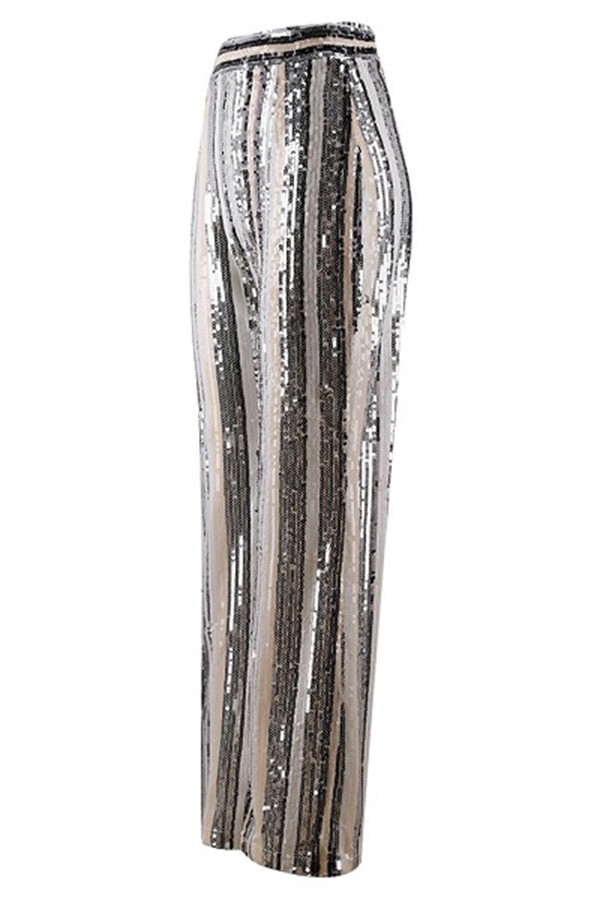 Sequined Evening Party Club Pants