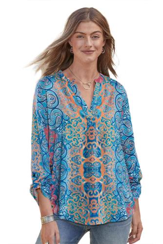 Sky Blue Moroccan Breeze Tunic