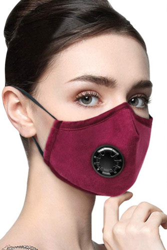 Wine Anti-Pollution Activated Carbon Face Mask with Breathing Valve