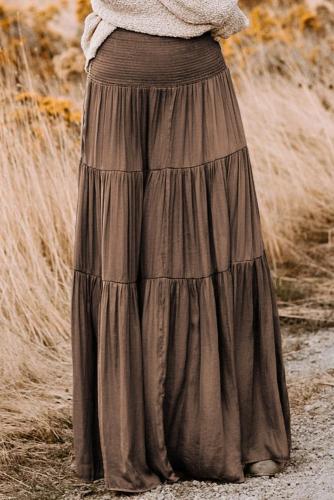 Hocus Pocus Smocked Tiered Maxi Skirt
