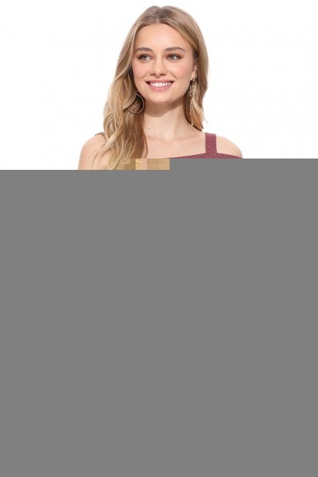 Red Sling Short Sleeve Casual Buttoned Top