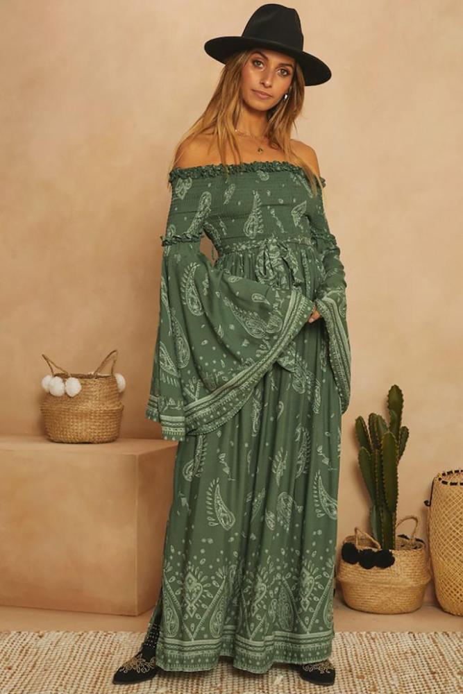 All Around The World Maxi Dress