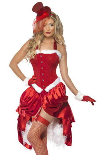Fever Santa Baby Burlesque Costume