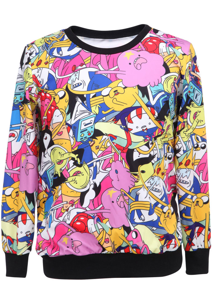 Adventure Time Broball Pullover Women Hoody Sweatshirt