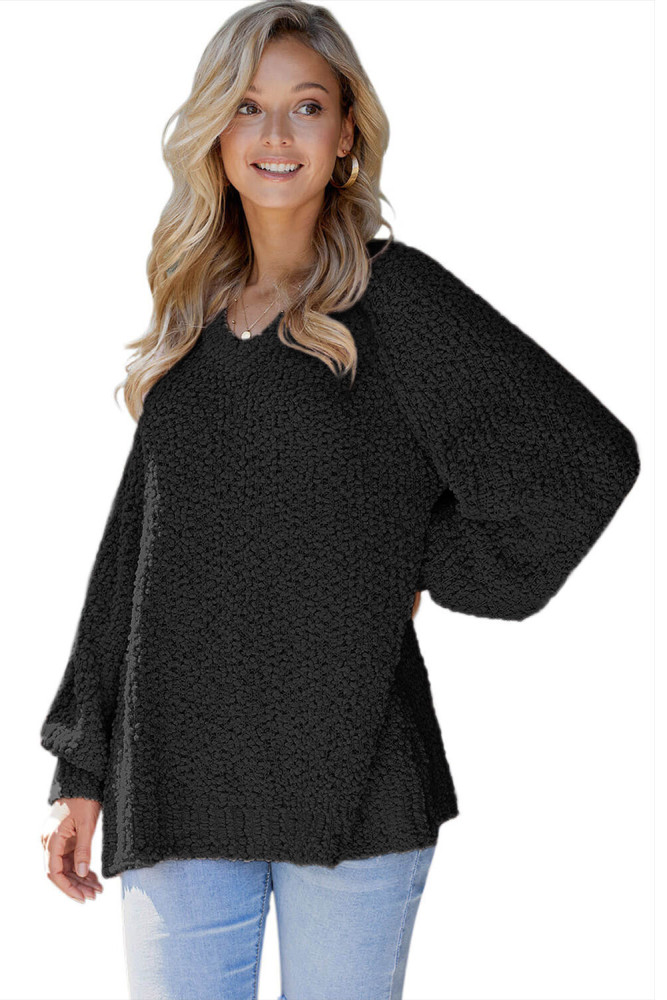 Black Chill in The Air Sweater